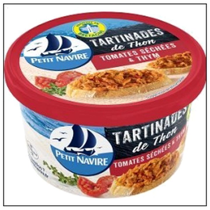 CAT-02748 TARTINADE THON TOMATES SE CHEES THYM 125G P.NAVIRE - Image 1