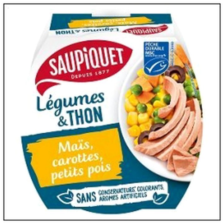 CAT-02750 SALADE MAIS CAROTTE POIST HON 160G SAUPIQUET - Image 1
