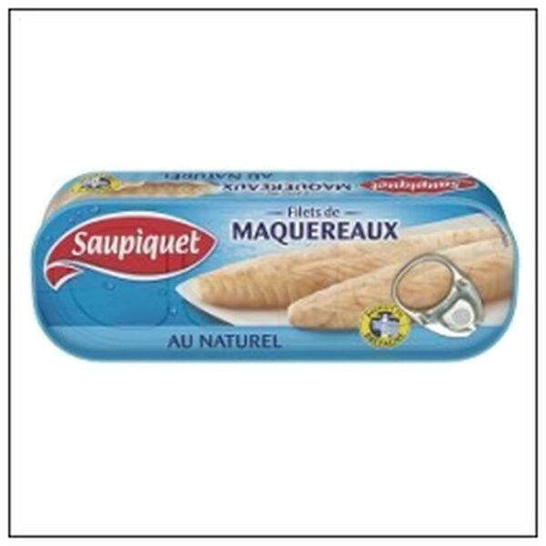 1/4 FILET MAQUEREAU AU NATUREL SAUPIQUET