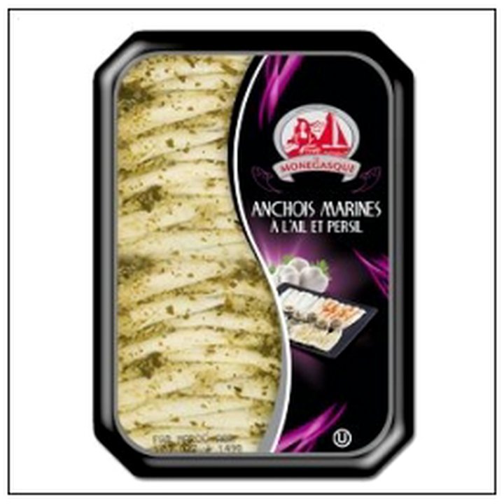 CAT-02788 BQ ANCHOIS MARINES AIL PE RSIL 150G LA MONESGASQUE - Image 1