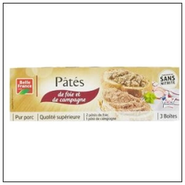 L.2 PATE FOIE + 1 CAMPA- GNE 1/10 BELLE FRANCE