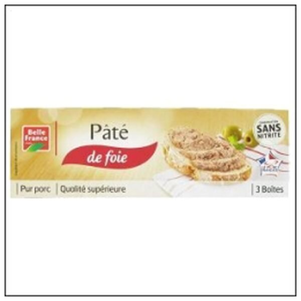 ETUI 3 BTE.1/10 PATE FOIE 234G BELLE FRANCE