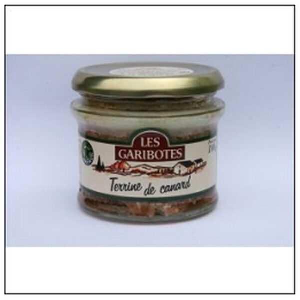 TERRINE CANARD 180G LES GARIBOTES