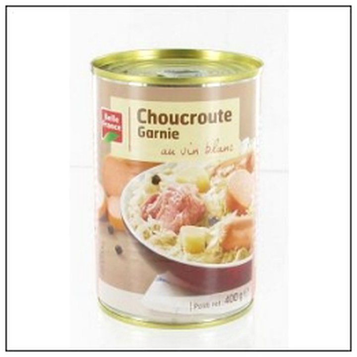 CAT-02866 1/2 CHOUCROUTE GARNIE VPF JARRET PDT BELLE FRANCE - Image 1