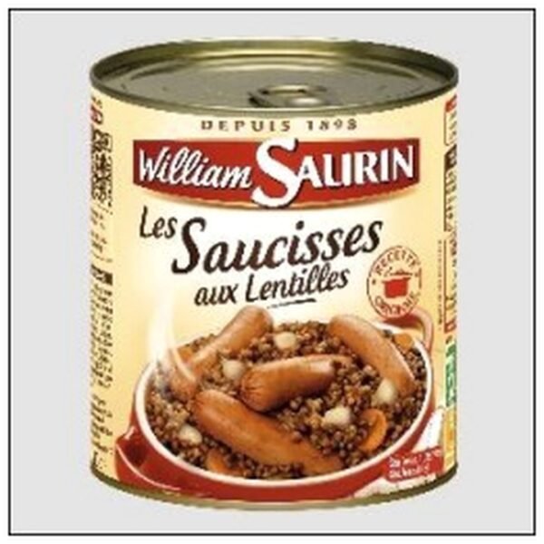 4/4 SAUCISSES LENTILLES W.SAURIN