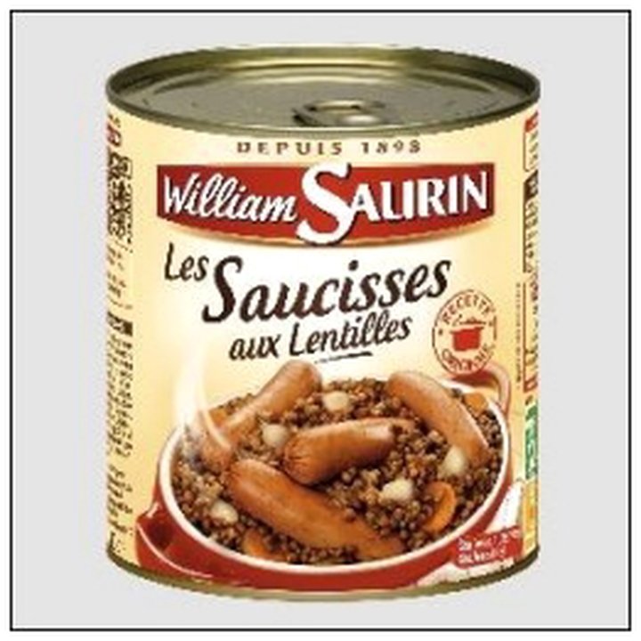 CAT-02875 4/4 SAUCISSES LENTILLES W.SAURIN - Image 1