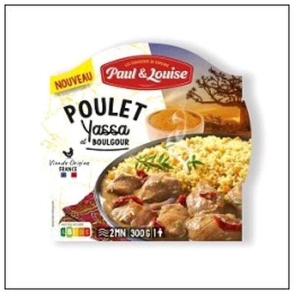 BARQ.POULET YASSA ET BOUL GOUR 300G PAUL&LOUISE