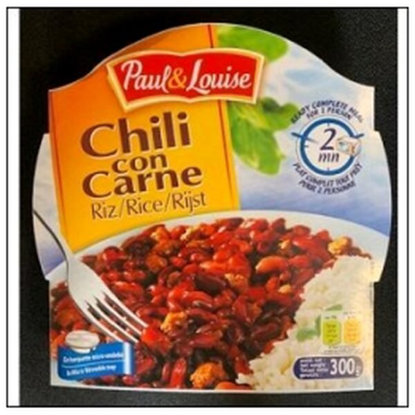 BQ.CHILI CON CARNE & RIZ M.ONDE 300 PAUL&LOUISE