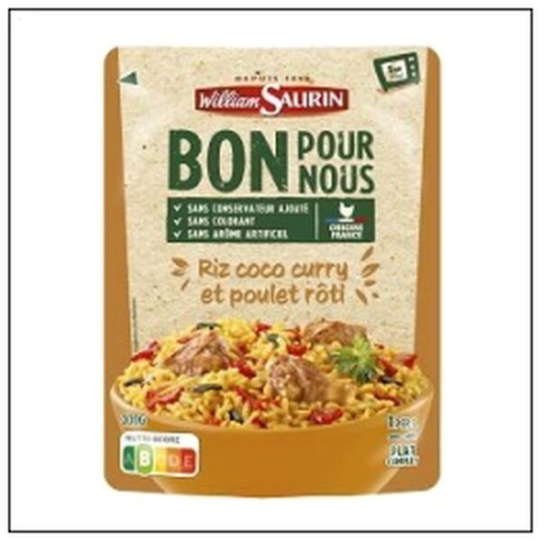 DOYPACK CURRY COCO POULET 300G BON POUR NOUS W.S