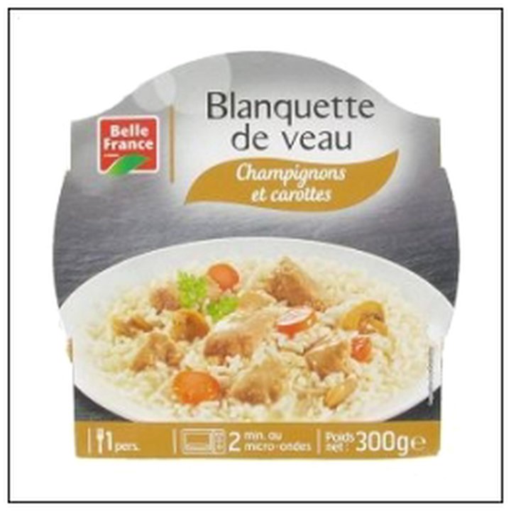 CAT-02905 BQ.BLANQUETTE DE VEAU RIZ M/ONDABLE BELLE FRANCE - Image 1
