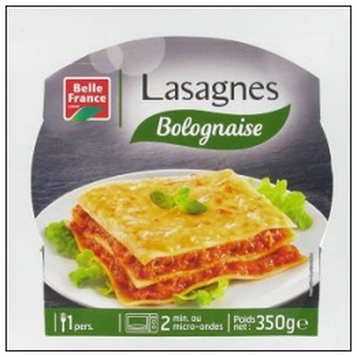 CAT-02907 BQ.LASAGNE BOLOGNAISE 350 M/ONDABLE BELLE FRANCE - Image 1