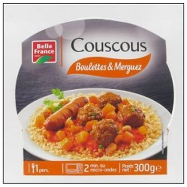 BQ.COUSCOUS BOULETTES & MERGUEZ 300G B.FRANCE