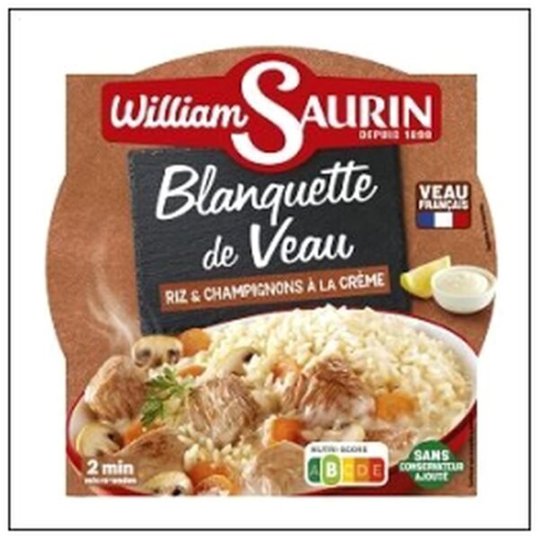 BQ.BLANQUETTE VEAU/CHAM- PIGNONS &RIZ M-ONDABL.W.S