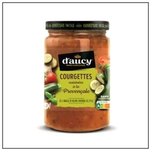 COURGETTES CUISINEES PROV ENCALES BOCAL 380G DAUCY
