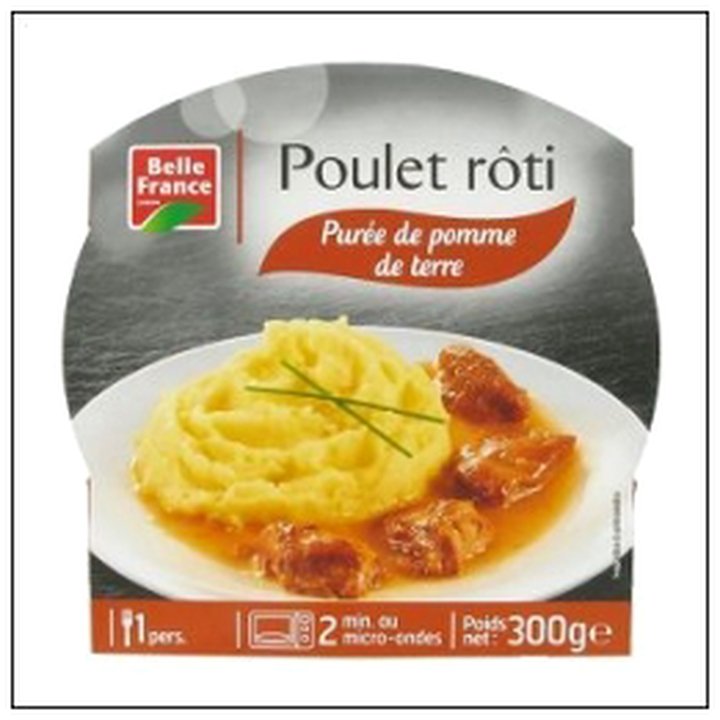 CAT-02927 BQ.POULET ROTI ET PUREE 300G MIC-ONDABLE B.FRANCE - Image 1