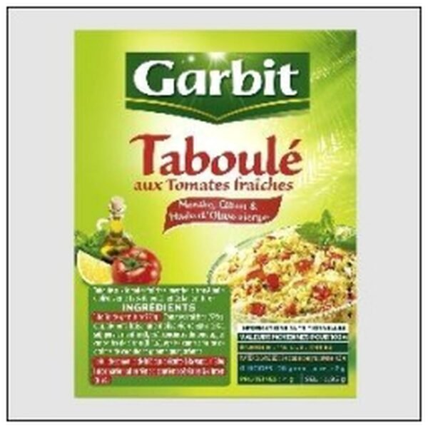 ETUI TABOULE AU TOMATES FRAICHES 730G GARBIT