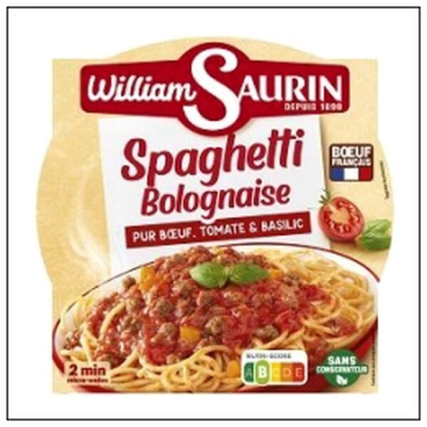 BQ.SPAGHETTI BOLOGNAISE P UR BOEUF 300G M/OND W.S
