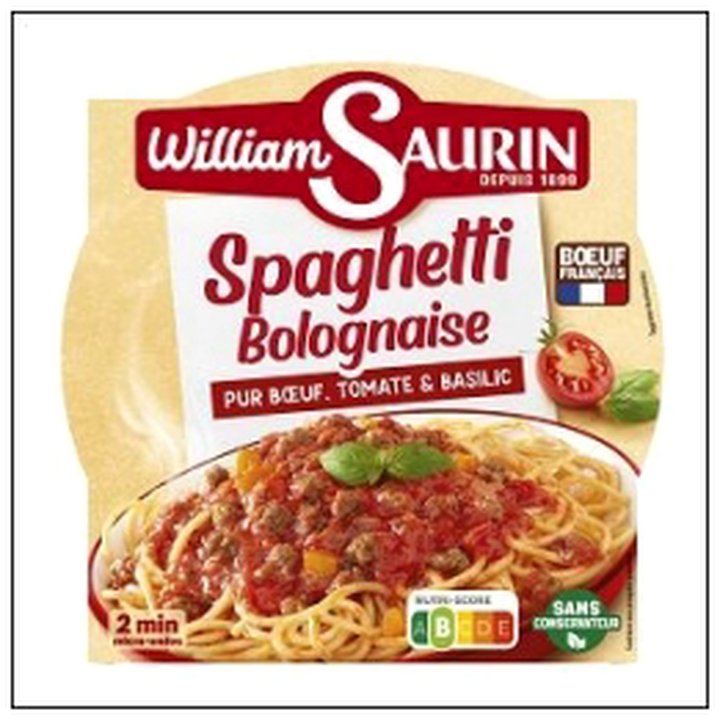 CAT-02934 BQ.SPAGHETTI BOLOGNAISE P UR BOEUF 300G M/OND W.S - Image 1