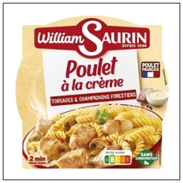 BQ.POULET A LA CREME/TORS ADE CHAMP.280G M/OND W.S