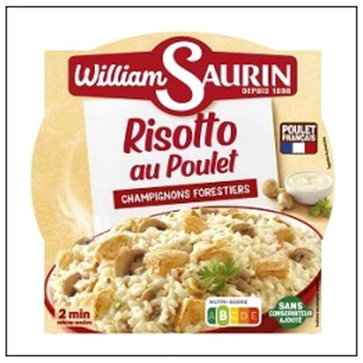 CAT-02938 BQ.RISOTTO POULET CHAMPIG NON 280G M/OND W.SAURIN - Image 1