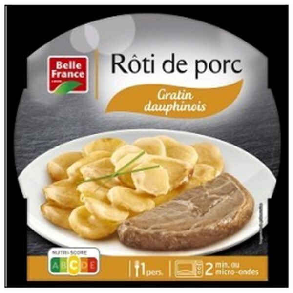BQ.ROTI PORC GRATIN DAUPH INOIS 300G B.FRANCE
