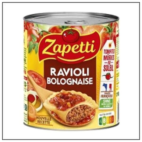 4/4 RAVIOLI SAUCE BOLOGNA ISE 800G ZAPETTI