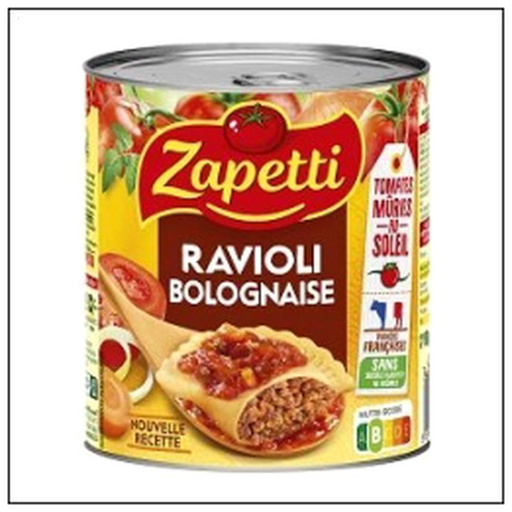 CAT-02944 4/4 RAVIOLI SAUCE BOLOGNA ISE 800G ZAPETTI - Image 1