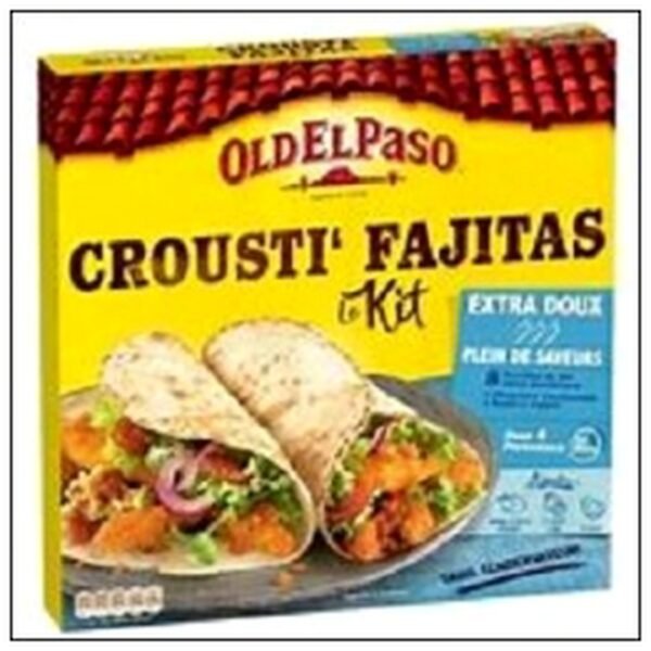 KIT CROUSTI'FAJITAS EXTRA DOUX 521G OLD EL PASO