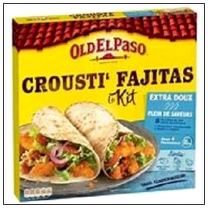 CAT-02967 KIT CROUSTI'FAJITAS EXTRA DOUX 521G OLD EL PASO - Image 1