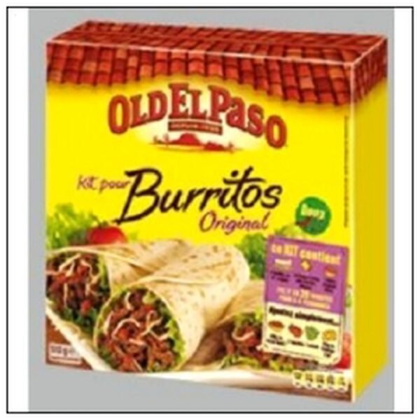 KIT POUR BURRITO ORIGINAL 510G OLD EL PASO