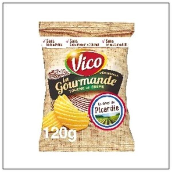 CHIPS LA GOURMANDE 120G VICO