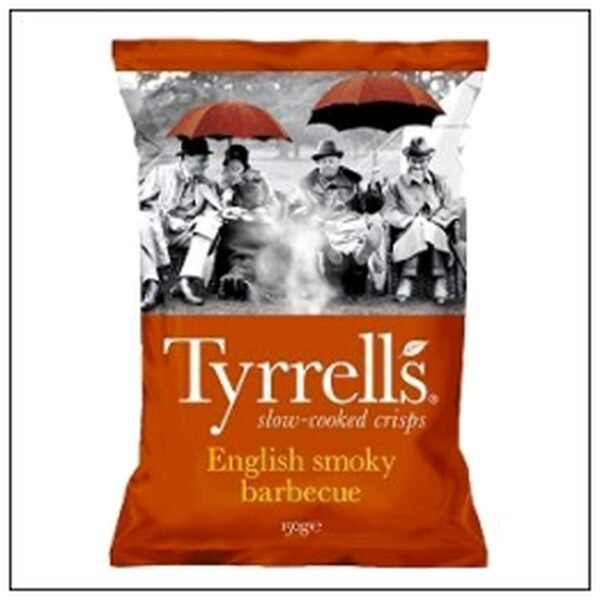 CHIPS BARBECUE FUME 150G TYRRELL