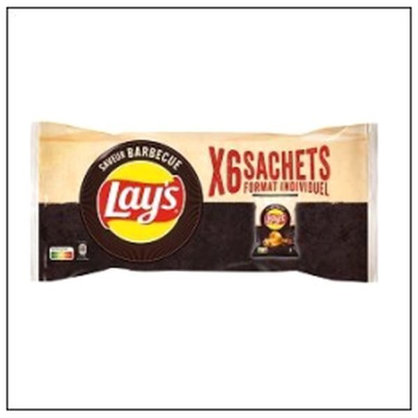 CHIPS MULTIPACK BARBECUE 165G LAY'S