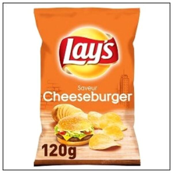 CHIPS SAVEUR CHEESEBURGER 120G LAY'S
