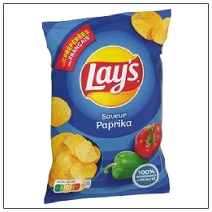 CAT-03041 CHIPS SAVEUR PAPRIKA 130G LAY'S - Image 1