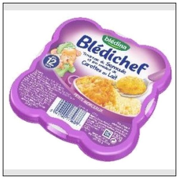 BLEDICHEF TENDRES.SEMOUL& MOULINE CAROT.230G 12MOIS