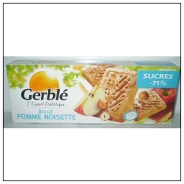 CAT-03133 BISCUITS POMME/NOISETTES 230G GERBLE - Image 1