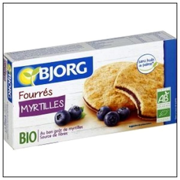 GOUTERS FOURRES MYRTILLES BIO 175G BJORG