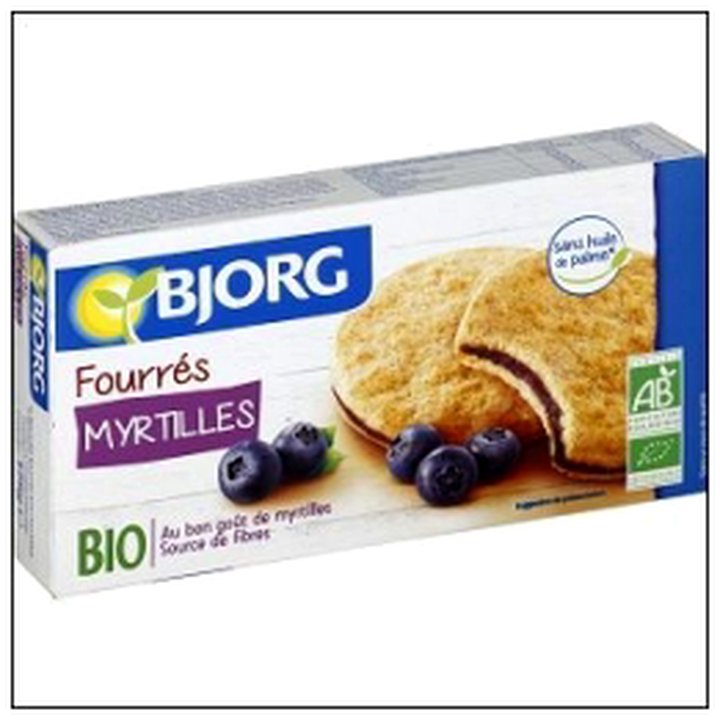 CAT-03175 GOUTERS FOURRES MYRTILLES BIO 175G BJORG - Image 1