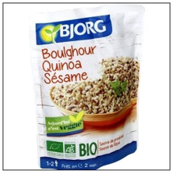 DOYPACK QUINOA BOULGOUR SESAME BIO 250G BJORG