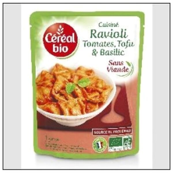DOYPAK RAVIOLI TOMATES TO FU 267G CEREAL BIO