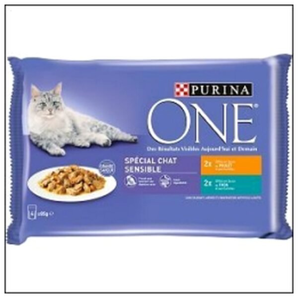 L.4 POC.85G CHAT SENSIBLE THON POULET ONE