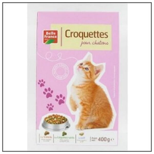 CROQUETTES CHATON POULET CAROTTE 400G BELLE FRANCE