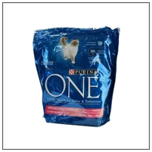CROQ.CHAT STERILISE 1KG5 SAUMON PURINA ONE