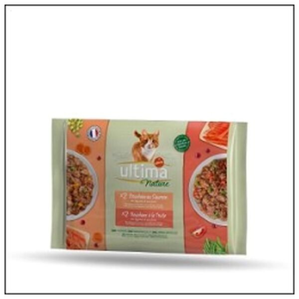 L4 SACH.FRAICHEUR SAUMON/ TRUITE CHAT 85G ULTIMA