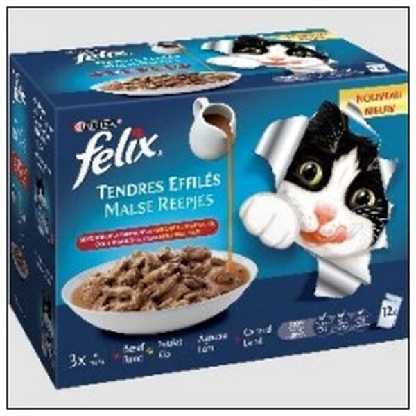 L.12 POCHONS 85G TENDRE E FFILE +SAUCE CHAT FELIX