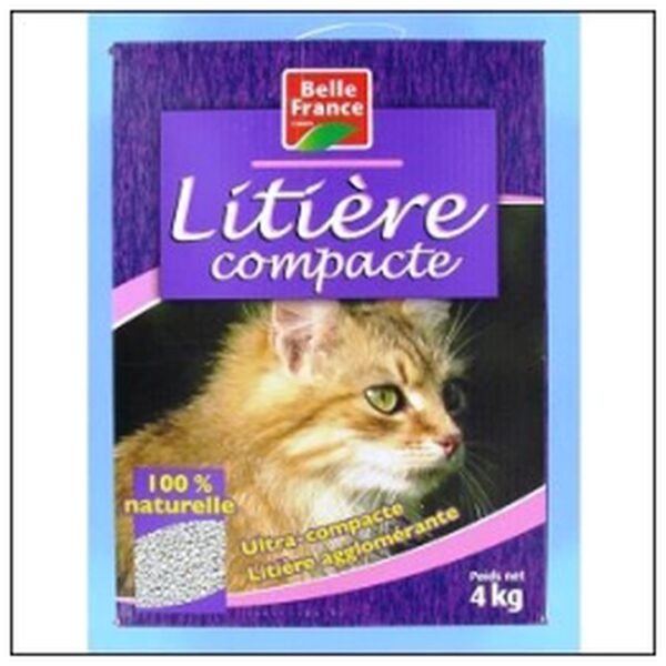 LITIERE 4KG COMPACTE POUR CHAT AVEC BEC VERSEUR