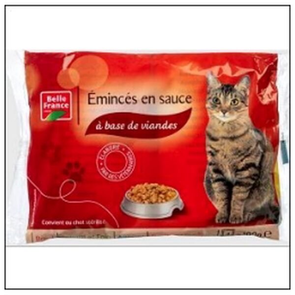 POCH.EMINCE.BOEUF POULET AG.LAP/DDE CHAT 4X100 B.F