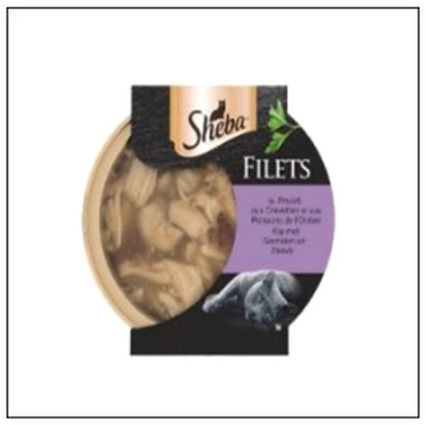 SHEBA DOME FILET POULET & CREVETTES 60G CHAT ADULTE