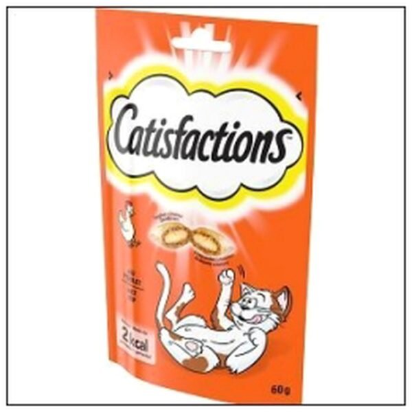 CATISFACTIONS FRIANDISES POULET CHAT/CHATON 60G